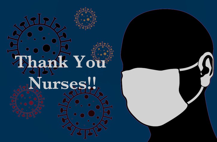 Nursing Heroes Saving Lives Everyday Thank You Covid Crisis Year of the Nurse